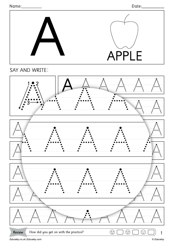 Dot Worksheets