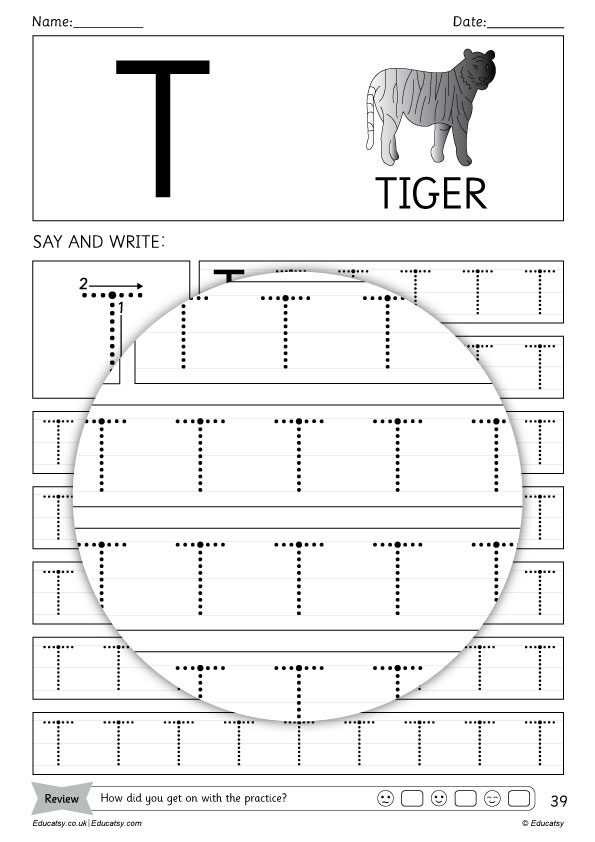 Dot Worksheets