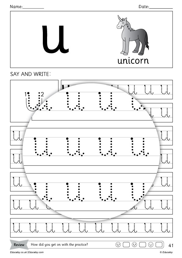 Dot Worksheets